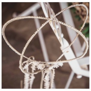 Ασημένια στέφανα γάμου με μαργαριτάρια 109 Ασημένια στέφανα γάμου με μαργαριτάρια 109