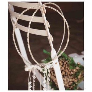 Ασημένια στέφανα γάμου με μαργαριτάρια 109 Ασημένια στέφανα γάμου με μαργαριτάρια 109