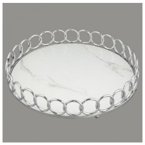 Δίσκος Γάμου Ασημί lv96-11