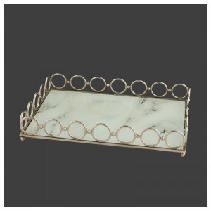 Δίσκος Γάμου Ασημί lv96-10