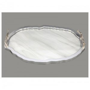 Δίσκος Γάμου Ασημί LV70-6 47,5Χ36,5 Δίσκος Γάμου Ασημί LV70-6 47,5Χ36,5