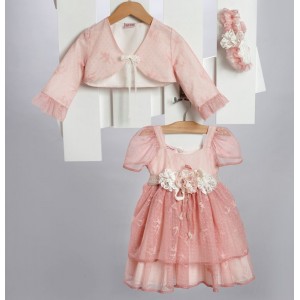 Newlife 2728-6 βαπτιστικό σετ με μπολερό Newlife 2728-6 βαπτιστικό σετ με μπολερό