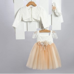 Newlife 2738-5 βαπτιστικό σετ με μπολερό Newlife 2738-5 βαπτιστικό σετ με μπολερό