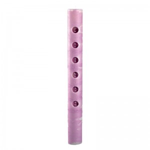 Μασίφ Λαμπάδα Γάμου Τρύπες & Κρύσταλλα 15x140cm Μασίφ Λαμπάδα Γάμου Τρύπες & Κρύσταλλα 15x140cm