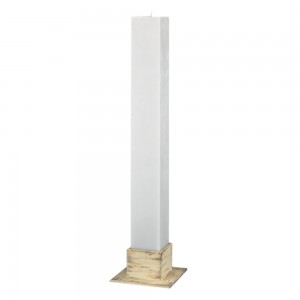 Λαμπάδα Γάμου Μασίφ Τετράγωνη 15Χ15Χ140 cm