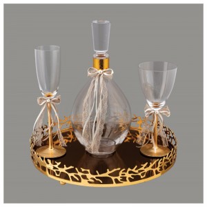 Σετ κουμπάρου σε χρυσή απόχρωση LV3-1 Σετ κουμπάρου σε χρυσή απόχρωση LV3-1