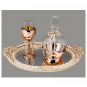 Σετ κουμπάρου σε χρυσή ροζ απόχρωση LV37-2 Σετ κουμπάρου σε χρυσή ροζ απόχρωση LV37-2