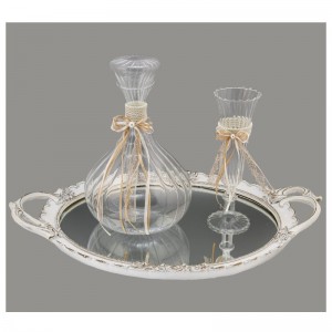 Σετ κουμπάρου σε λευκή απόχρωση LV48-2 Σετ κουμπάρου σε λευκή απόχρωση LV48-2