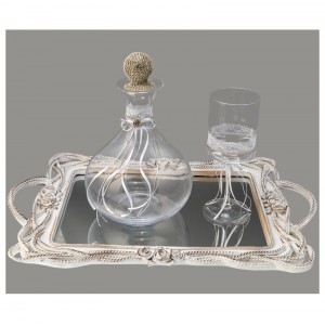 Σετ κουμπάρου σε λευκή απόχρωση LV49-1 Σετ κουμπάρου σε λευκή απόχρωση LV49-1