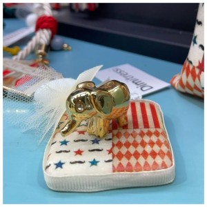 Μπομπονιέρα βότσαλο ελεφαντάκι SW12623 Μπομπονιέρα βότσαλο ελεφαντάκι SW12623