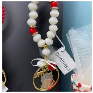 Μπομπονιέρα κρεμαστή με λιοντάρι GBW10791/RD Μπομπονιέρα κρεμαστή με λιοντάρι GBW10791/RD