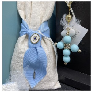 Μπομπονιέρα πουγκί μάτι OW9496 Μπομπονιέρα πουγκί μάτι OW9496