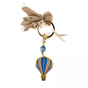 Μπομπονιέρα βάπτισης αερόστατο μπρελόκ KR11085/23 Μπομπονιέρα βάπτισης αερόστατο μπρελόκ KR11085/23