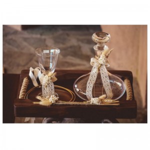 Σετ κουμπάρου με στάχυ lev906a