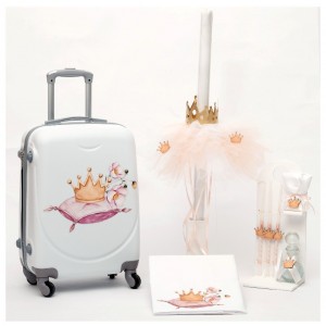 Κορώνα σετ βάπτισης για κορίτσι BB4016020