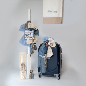 Σετ βάπτισης καραβάκι φάρος E461 Σετ βάπτισης καραβάκι φάρος E461