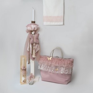 Σετ βάπτισης με θέμα πεταλούδα E417 Σετ βάπτισης με θέμα πεταλούδα E417