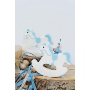 Μπομπονιέρα βάπτισης σαπούνι αλογάκι ST00046 Μπομπονιέρα βάπτισης σαπούνι αλογάκι ST00046