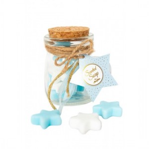 Μπομπονιέρα βάπτισης σαπουνάκια αστεράκια ST00510 Μπομπονιέρα βάπτισης σαπουνάκια αστεράκια ST00510