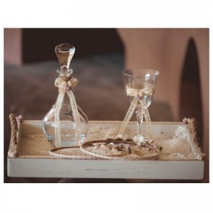 Σετ κουμπάρου vintage boho 951