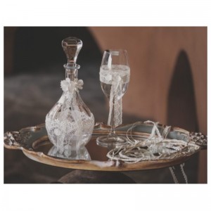 Σετ κουμπάρου δαντέλα κουκούλι lev958