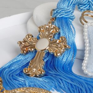 Φυλαχτό με σταυρό γαλάζιο Dimitressi GV857 Φυλαχτό με σταυρό γαλάζιο Dimitressi GV857