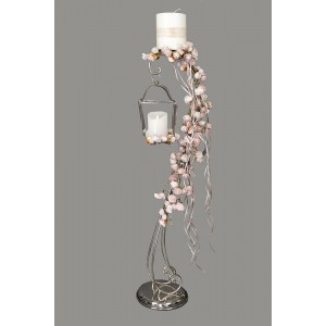 Κηροστάτης γάμου με φανάρι ασημί lv-fh1349 Κηροστάτης γάμου με φανάρι ασημί lv-fh1349