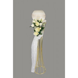 Κηροστάτης γάμου χρυσή κολόνα lv-fl4866 Κηροστάτης γάμου χρυσή κολόνα lv-fl4866