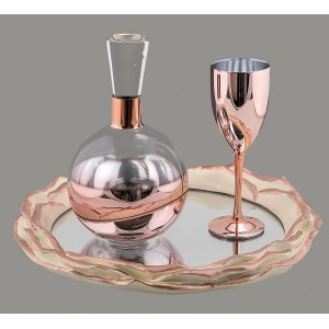 Σετ κουμπάρου σε χρυσή ροζ απόχρωση LV41-2