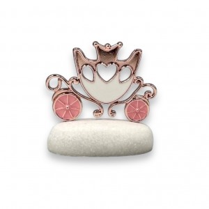 Μπομπονιέρα βάπτισης άμαξα BA58