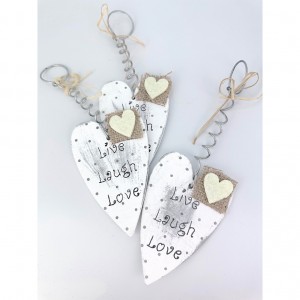 Μπομπονιέρα ξύλινη καρδιά TR37 Μπομπονιέρα ξύλινη καρδιά TR37