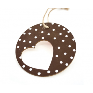 Μπομπονιέρα ξύλινο κρεμαστό T78 Μπομπονιέρα ξύλινο κρεμαστό T78