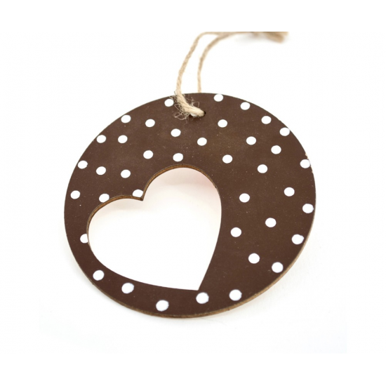 Μπομπονιέρα ξύλινο κρεμαστό T78 Μπομπονιέρα ξύλινο κρεμαστό T78